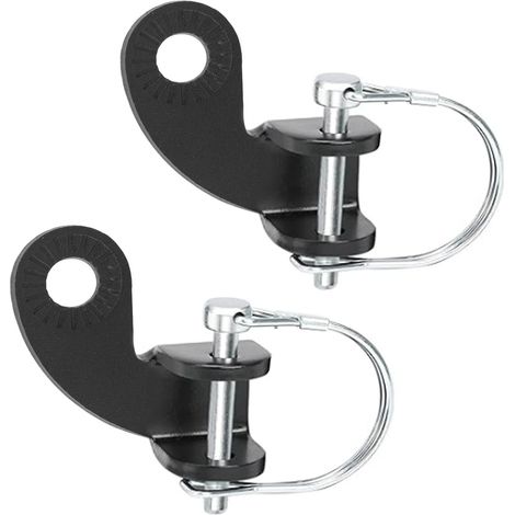 Paire d'accouplement de remorque de vélo, fixation d'attelage de vélo haute résistance à 45 degrés pour poussette électrique (1/5)