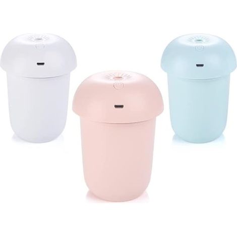 TRADE SHOP - Umidificatore Diffusore D'aria Design Fungo Purificatore Ambienti Bambini 3 Colori Q-a239 -