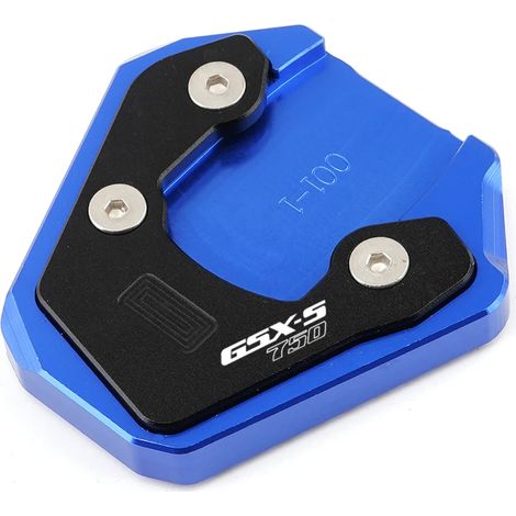 (Bleu) Compatible avec Suzuki GSX-S750 GSXS GSX-S GSX S 750 GSXS750 2017 2018 2019 Accessoires moto Béquille latérale Extension de béquille maxpower (1/4)