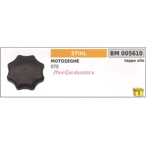 Tappo serbatoio olio motore STIHL motosega 070 005610