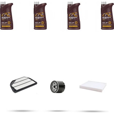 Kit tagliando 3 FILTRI e 4L OLIO compatibile con Suzuki Swift V 1.4 95kw dal 2020 (1/4)