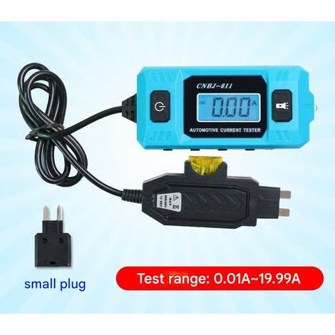 Détecteur de courant pour voiture 12V 0,01A-19,99A, testeur de fuite d'ampérage, détecteur de panne de véhicule Di (1/2)