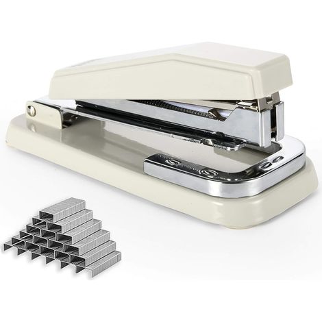 Agrafeuse Rotative - Capacité 20 Feuilles - Profondeur de Gorge 54 mm - Compatible Agrafes 26/6 et 24/6 - Pour Bureau et Documentation (1/5)