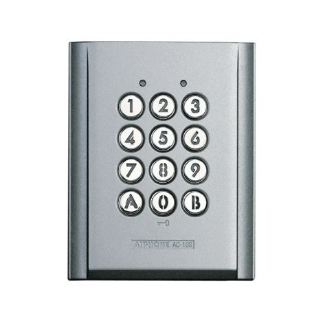 Clavier Saillie Métal Injecté, Rétro éclairé, 100 Codes & 2 Relais