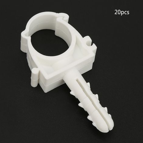 Serre-tuyau en U pour tube et canalisation d'eau, support et attaches de fixation avec vis (25 mm) (1/5)
