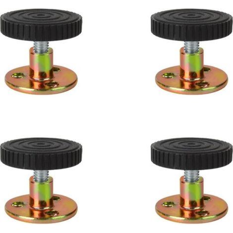 Cadre de Lit Anti- Shake pour Lit Canapé Stabilisateur Fixateurs de Chevet Stabilisants Noir 4 PIÈCES(33-40 mm) (1/5)