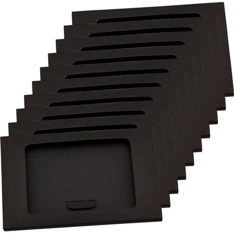 10 pièces Lot de Boîtes Papier Kraft pour Cartes Postales avec Fenêtre (1/5)