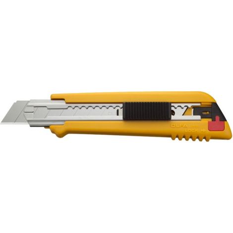 Olfa PL-1 Cutter noir et rouge 18 cm robuste (1/4)