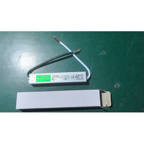 Alimentation LED étanche IP67 24V 50W transformateur secteur AC90-250V boîtier aluminium robuste pour éclairage extérieur (1/2)