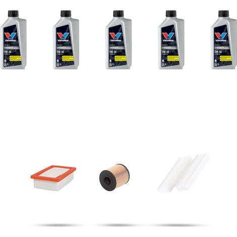 Kit tagliando 3 FILTRI e 5L OLIO compatibile con Peugeot 508 II (R8) 1.6 Hybrid 133kw Dal 2023 (1/5)