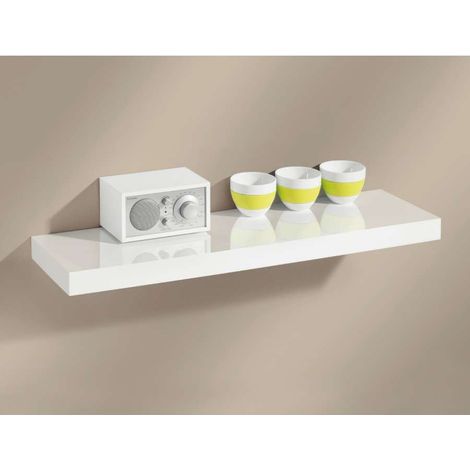 Mensola Little Fat Boy Bianco Brillante 250 x 445 x 50 mm
