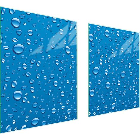 PLACA PROTECTORA DE VIDRIO PARA ESTUFA 85x52 GOTAS (1/5)
