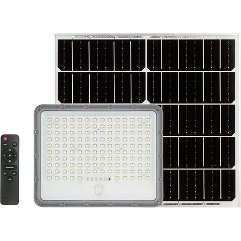 Jandei - Proyector Led Solar 300W 3000 lúmenes con sensor 272 Leds con mando panel separado 7500K