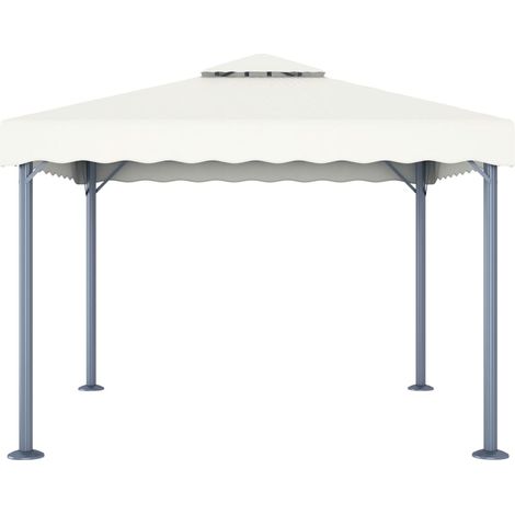 Tonnelle 300x300 cm Crème Aluminium