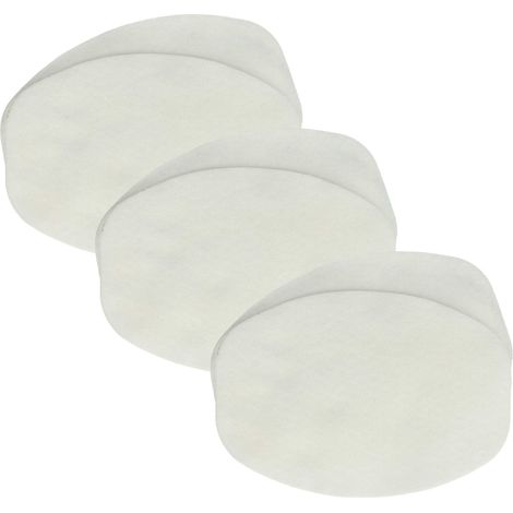 vhbw 6x Mikro-Hygienefilter kompatibel mit Nilfisk GA70, GS90, GS84, GS80, GM90, GM80, GD90c, GD90, GD80 Staubsauger - Luftfilter Weiß