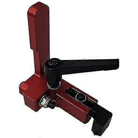 Butée de rail d'onglet type 75 en alliage d'aluminium pour le travail du bois, avec limiteur à rainure en T, outils à main pour le travail du bois