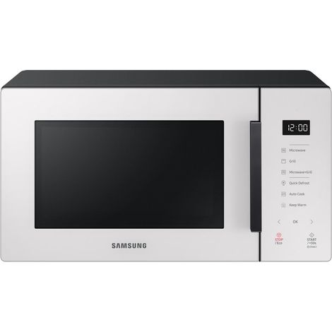 Samsung MG23T5018GE BESPOKE Forno a microonde combinato 23 L 800 W Grill Cottura a vapore colore Bianco (1/10)