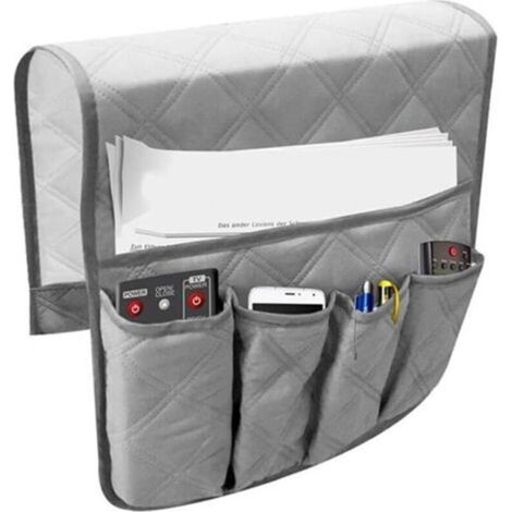 Accoudoir Canapé Organisateur Titulaire de Canape Sofa Fauteuil Caddy Chaise Lit Stable Sac de Rangement Stockage Suspendu Acco (1/5)
