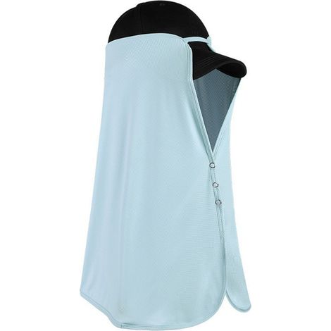 Drape Visière Solaire - Protection UV Pour Visage Et Cou - Refroidissement Léger - Unisexe - 1 Pièce (1/5)