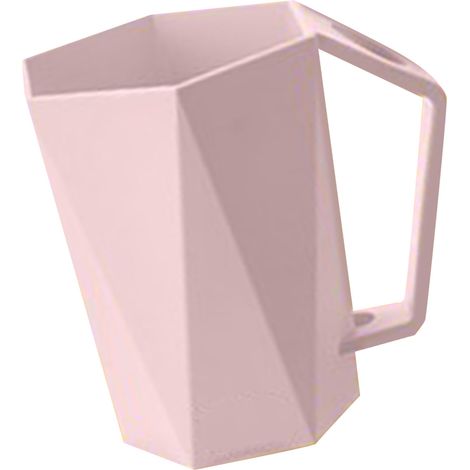 Portaspazzolino esagonale creativo e minimalista per il bagno, portaspazzolino per uso domestico, portaspazzolino per coppie con foro, portaspazzolino rosa per bambine