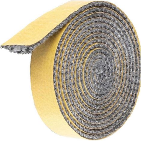 Joint d'étanchéité pour porte de poêle à bois en corde de fibre de verre de 2 m, 3 mm x 10 mm x 2 m (1/5)