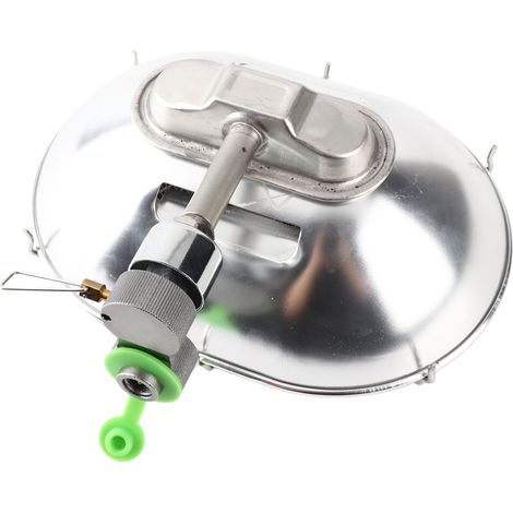 Réchaud à gaz double BRS H22 en acier inoxydable 304, portable et coupe-vent pour camping et pêche (1/5)
