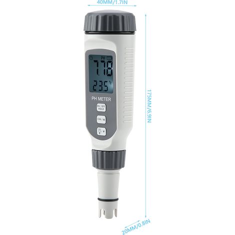 PH818 pH-mètre numérique portable professionnel analyseur de qualité de l'eau testeur d'acidité haute précision (1/5)