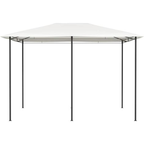 Tonnelle Barnum de Jardin, Pavillon, Pergola, Tente de jardin, 3x4x2,6 m Crème 160 g/m² OIB6779E (1/4)