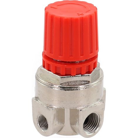 Valve de compresseur à piston, soupape de régulation de pression de sortie, haute précision 3 trous de contrôle de soupape de régulation accessoires de compresseur d'air (1/5)
