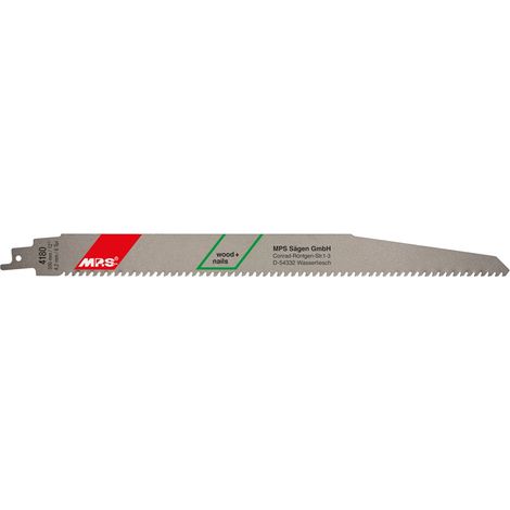 Lame de scie alternative MPS 4180, paquet de 1 unité, compatible avec les outils standard.