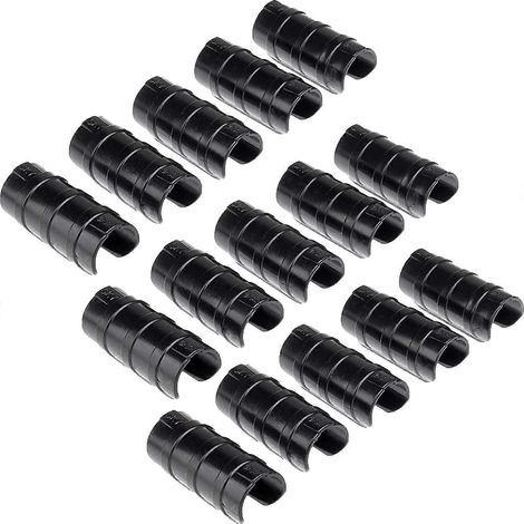 Filiyano-Lot de 20 colliers de serrage de 25 mm pour tuyaux de serres et armatures de bâtiments de jardin. Fixation idéale pour la protection des (1/2)
