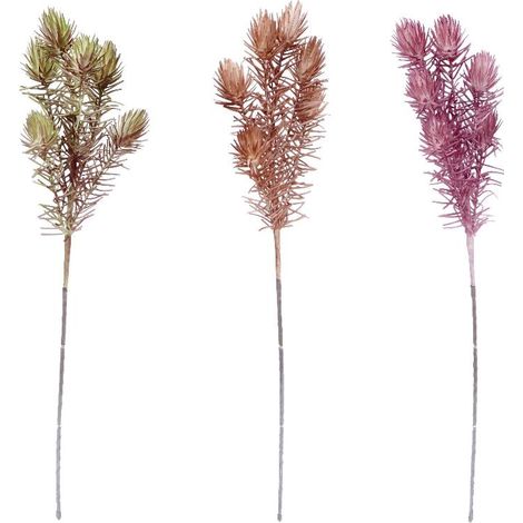 1 Pezzo Set 6 Fiori Artificiali Decorazione Casa con Ramo Ginepro 95 cm 3 Colori (1/2)