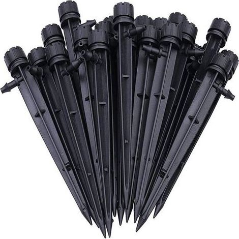 KLVGTIFS PU - 100pcs Goutteur Irrigation Réglable de Tuyau Système D'arrosage Automatique Goutte à Goutte Micro Gicleurs Drippers pour Plante Serre DIY Jardin -INHHUB (1/5)
