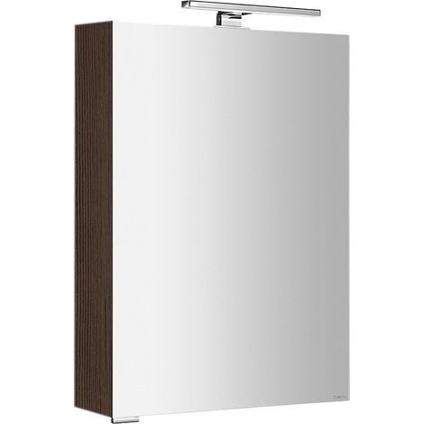 Armoire à glace MIRRÖ avec éclairage LED, 50x70x16cm, gauche/droite, Pine Rustic (1/5)