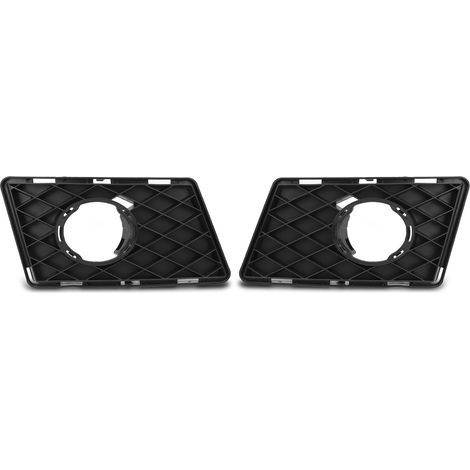 Eosnow 2 Stück Nebelscheinwerfer-Kühlergrill-Abdeckung, robuster, stilvoller Ersatz für Benz GLK-Klasse X204 Standard vor Facelift 2008 bis 2012