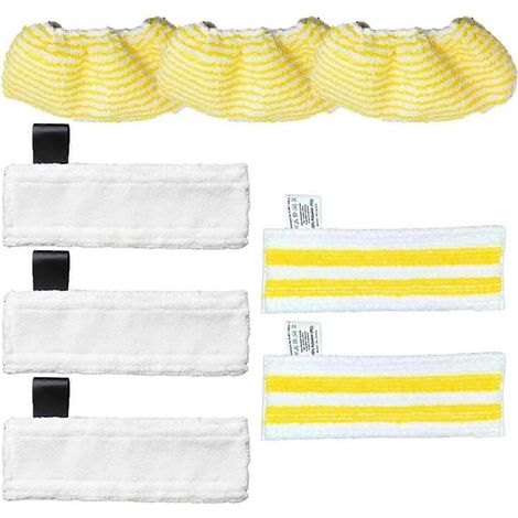 Lingettes de nettoyage vapeur pour aspirateurs portables EasyFix SC2, SC3, SC4 et SC5 - Accessoires pour aspirateurs portables - Chiffon de nettoyage en microfibre lavable (1/5)