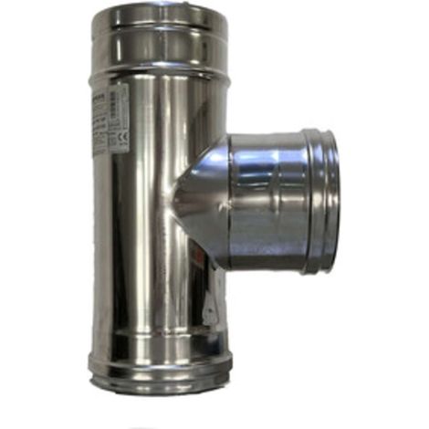 C RACCORDO A T INOX ATTACCO FMM D 25 CM