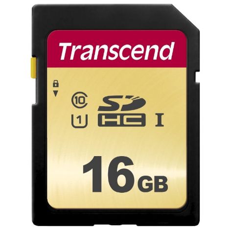 Transcend SDHC 500S         16GB Class 10 UHS-I U1 V30