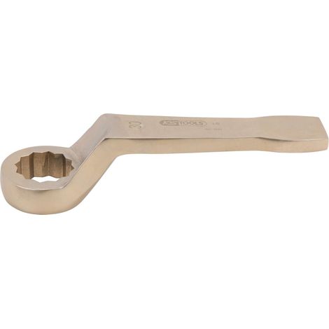KS Tools Clés à oeillet à frapper, contre-coudées BRONZEplus 27 mm (1/2)