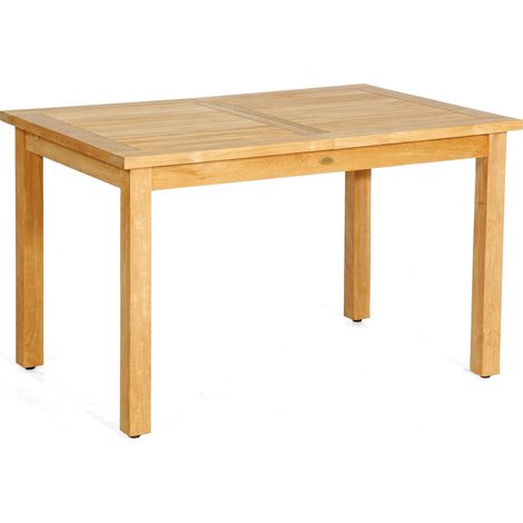 Sonnenpartner Winchester Gartentisch Esstisch ausziehbar Teakholz 120/165x75 cm