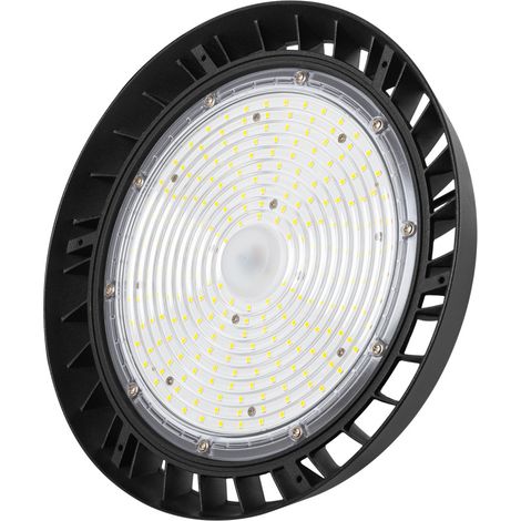 LED High Bay 150W ( 90W-120W-150W ) 27000Lm Driver Lifud à intensité variable 1-10V Puce Philips CW 6000ºK 90º [1916-NS-HB150W-S