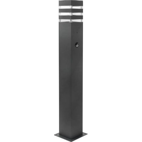 TEKSAS 74 E27 Graphit PIR IP44 Goldlux Garten-Stehleuchte (1/2)