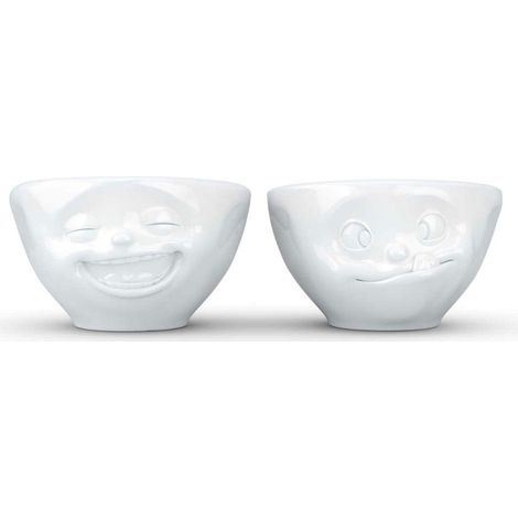 Set de 2 mini-bols en porcelaine Tassen Gourmand et Rieur 100 ml (1/4)