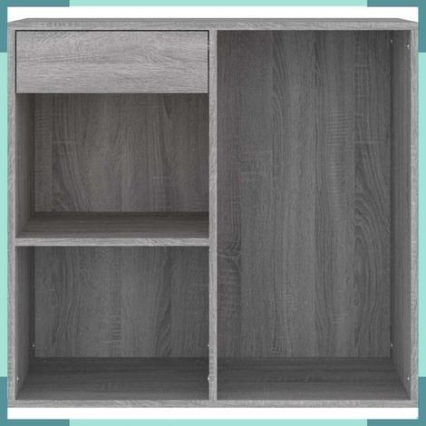 820503 Armoire cosmétique Sonoma gris 80x40x75 cm Bois d'ingénierie (1/5)