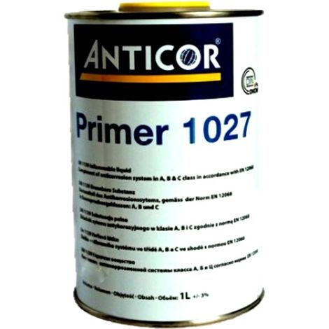 Soluzione di miscela di resina sintetica Primer 1027, lattina da 1 litro (1/4)