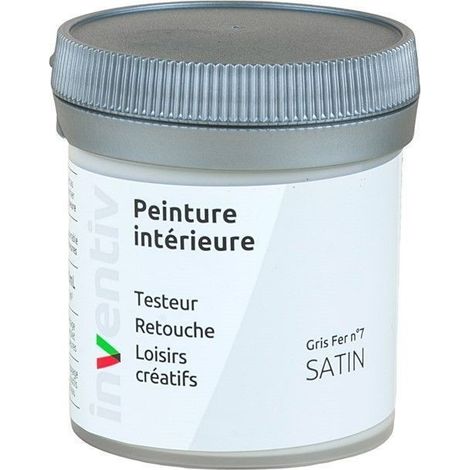 Testeur Peinture Intérieure Satin Gris Fer 7 - INVENTIV 0,08L