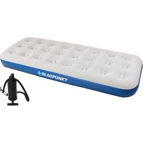 Colchón hinchable con bomba manual, 188 x 73 cm, Blaupunkt IM210 (1/2)