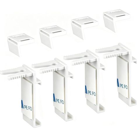 Lot de 4 Supports de Serrage pour Store Enrouleur Doubl (1/5)