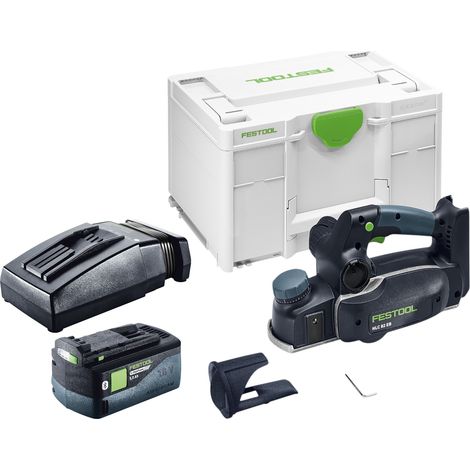Festool HLC 82 EB-Basic Rabot sans fil 18 V 82 mm Brushless + 1x batterie 5,0 Ah + chargeur + Systainer (1/5)