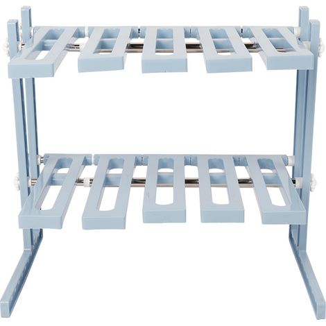 Rangement Sous Évier - Organisateur Extensible Réglable En Pp Et Acier Inoxydable - Pour Cuisine Salle De Bain Bureau - 1 Pièce (1/5)